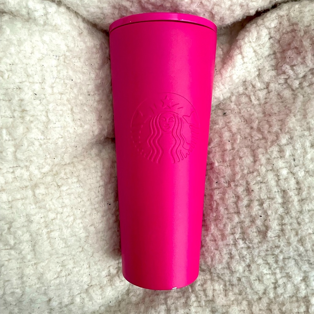 🔥RARE STARBUCKS BARBIE HOT PINK TUMBLER 2018🔥
